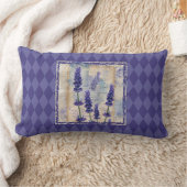 魅惑的なラベンダー植物学 ランバークッション (ブランケット)