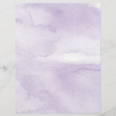 魅惑的なラベンダー マツ毛延長同意書 チラシ (裏面)