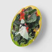 魅惑的なルナガ   ラウンド壁時計 (傾斜)