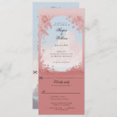 魅惑的なロマンス結婚オールインワン 招待状 (正面/裏面)