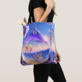 魅惑的な冬のアミュレット トートバッグ (クローズアップ)