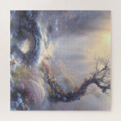 魅惑的な冬のワンダーランドの風景芸術 ジグソーパズル (横)