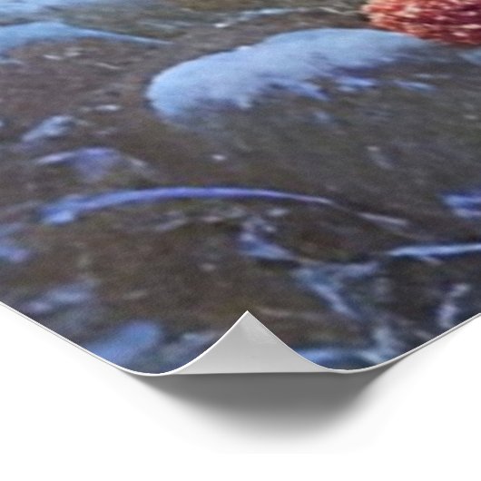 魅惑的な冬のワンダーランドの風景芸術 ポスター (角)