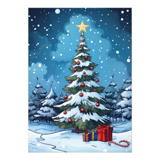 魅惑的な冬の大晦日 フォトプリント            (正面)