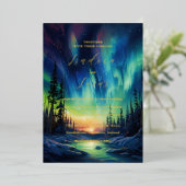 魅惑的な冬 | ノーザンラ結婚イト 箔招待状 (立ち正面)