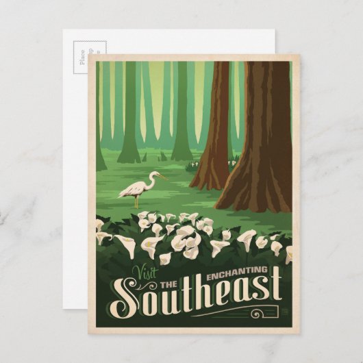 魅惑的な南東部 |の統一された州 ポストカード (正面/裏面)