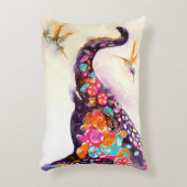 "魅惑的な友人"ハチドリ及び象 アクセントクッション (正面(垂直))