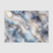 魅惑的な天空の大理石と金ゴールド渦巻き 薄葉紙 (正面)