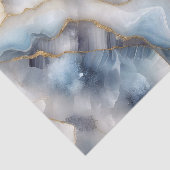 魅惑的な天空の大理石と金ゴールド渦巻き 薄葉紙 (詳細)