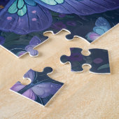 魅惑的な庭の神秘的な月に照らされた妖精 ジグソーパズル (側面)