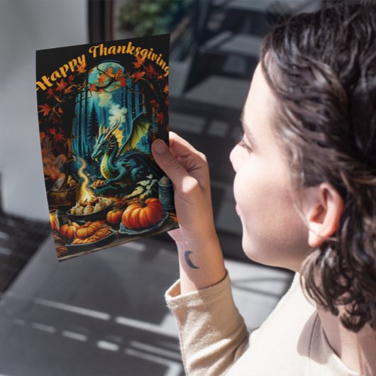 魅惑的な感謝祭 シーズンポストカード