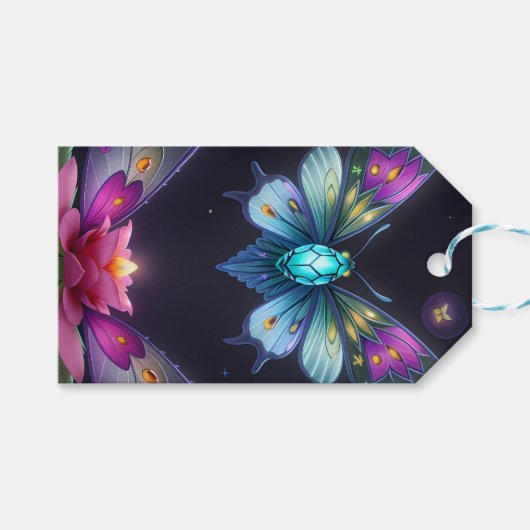 魅惑的な月光の妖精 ギフトタグ (正面(横))