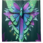 魅惑的な月妖精のファンタジー界 シャワーカーテン (正面)