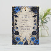 魅惑的な月明かりのゴシック様式お祝い 招待状 (スタンド正面)