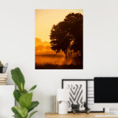 魅惑的な朝 ポスター (ホームオフィス)