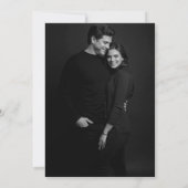 魅惑的な森ムーディドラマチック写真結婚の セーブザデート (裏面)