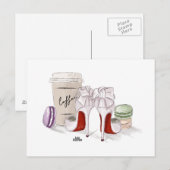 魅惑的な毎朝 ポストカード (正面/裏面)