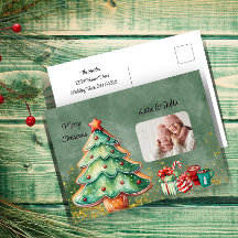 魅惑的な水色クリスマスツリーの写真