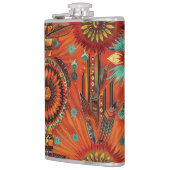 魅惑的な海軍「複雑なエコー」 8ozフラスコ フラスク (左)