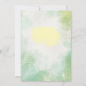 魅惑的な漫画ゼブラベビーシャワー招待状 招待状 (裏面)