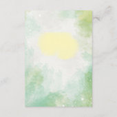 魅惑的な漫画ゼブラ赤ちゃんシャワー エンクロージャーカード (裏面)