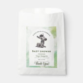魅惑的な漫画ゼブラ赤ちゃんシャワー フェイバーバッグ (正面)