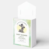 魅惑的な漫画ゼブラ赤ちゃんシャワー フェイバーボックス (オープン)