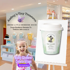 魅惑的な漫画ゼブラ赤ちゃんシャワー 紙コップ