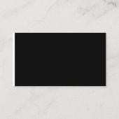 魅惑的な白黒の写真を見る コーリングカード (裏面)