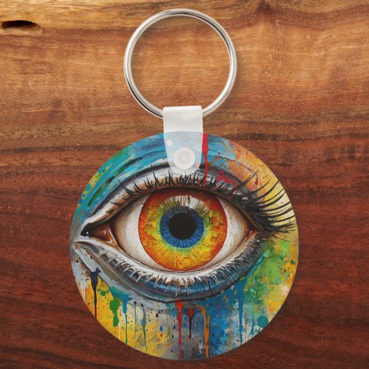 魅惑的な目 キーホルダー (裏面)