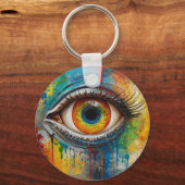 魅惑的な目 キーホルダー (正面)