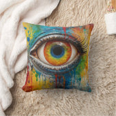魅惑的な目 クッション (ブランケット)