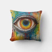 魅惑的な目 クッション (正面)