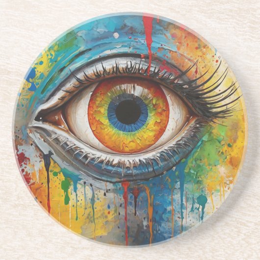 魅惑的な目 コースター (正面)