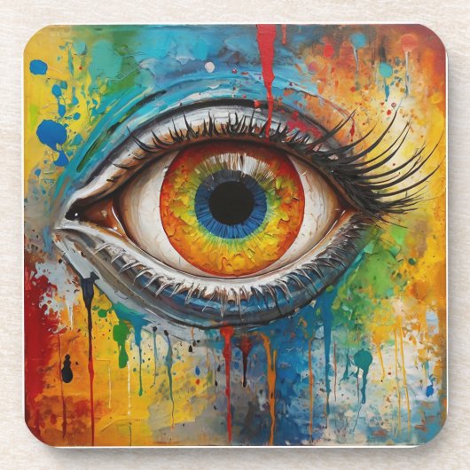 魅惑的な目 コースター (正面)