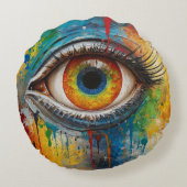 魅惑的な目 ラウンドクッション (裏面)