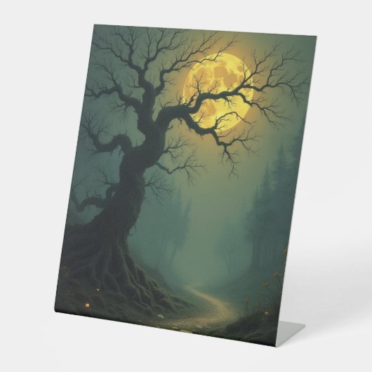 魅惑的な秋の夜 台座サイン (正面)