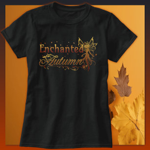 魅惑的な秋の妖精の大人 Tシャツ