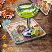 魅惑的な秋の妖精の赤ちゃんシャワーコースター コースター