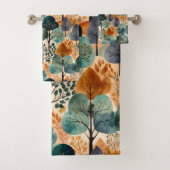 魅惑的な秋の木 バスタオルセット (インサイチュ)