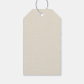 魅惑的な秋素朴開花ボタニカル結婚ズ ギフトタグ (裏面)