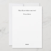 魅惑的な素敵な贈り物の幸せな冬 シーズンカード (裏面)