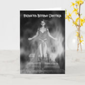 魅惑的な誕生日の挨拶 カード (黄色い花)