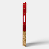 魅惑的な赤と金ゴールドの輝き Case-Mate iPhoneケース (裏面 / 右)