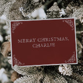 魅惑的な赤サンタクロースのクリスマスデイレター