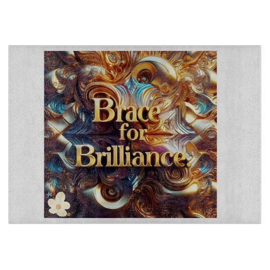 「魅惑的な輝き」 カッティングボード (正面)