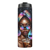 魅惑的な輝くコーヒードリーム タンブラー (正面)