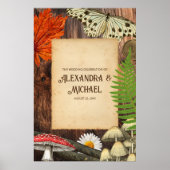 魅惑的な農村の森の自然にインスパイアされた ポスター (正面)