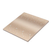 魅惑的な金ゴールドメタリック光沢、グラデーション、星 タイル (側面)