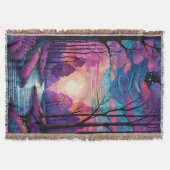 魅惑的な黄昏の森 スローブランケット (正面)
